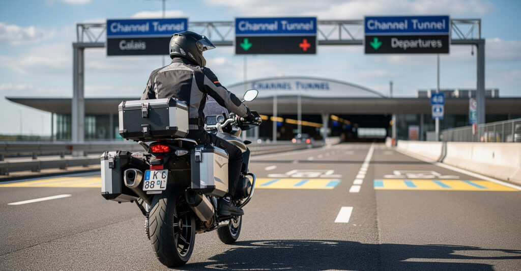tunnel manche moto