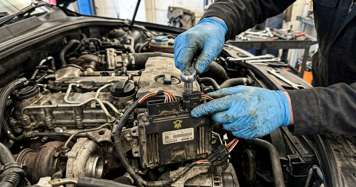 code df025 reparer le boitier de prechauffage