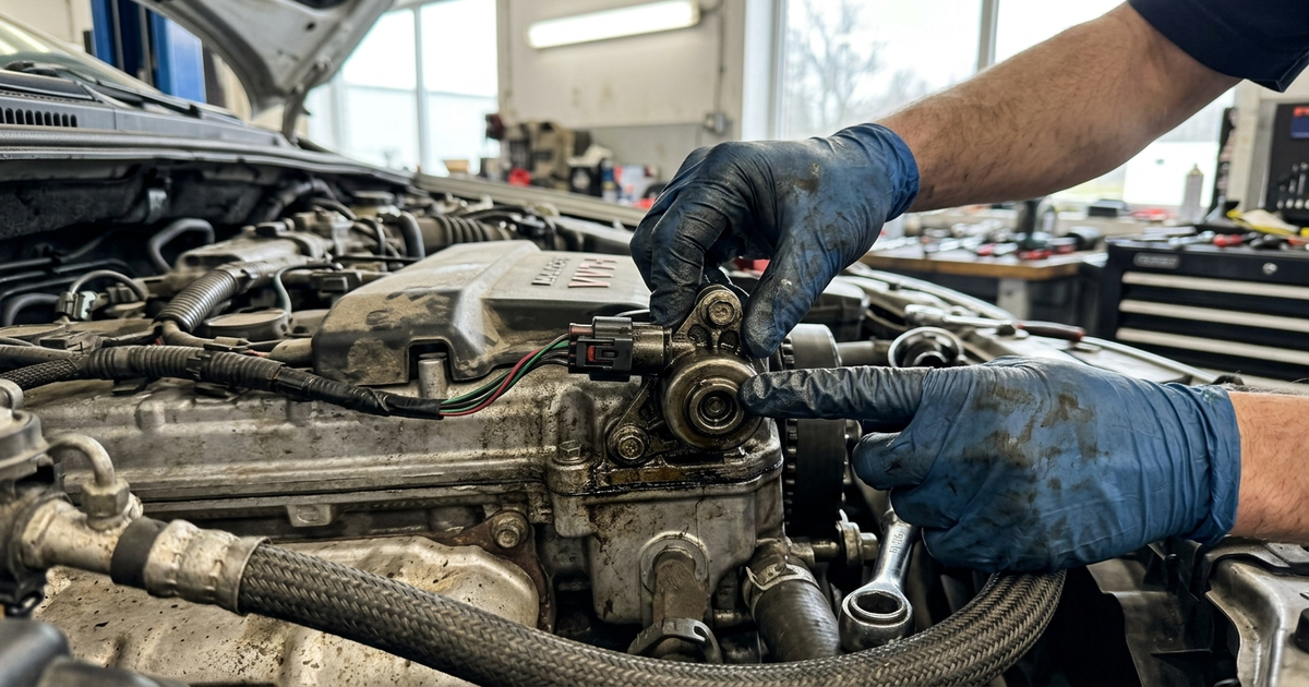 symptomes electrovanne dephaseur