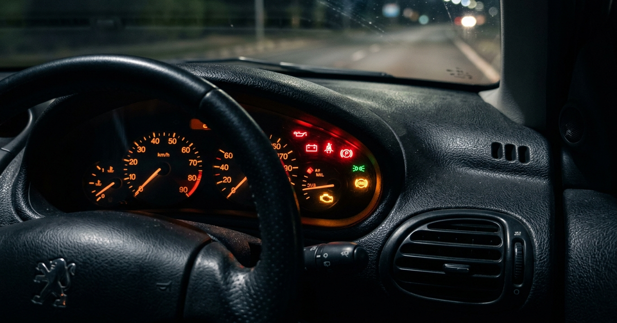 voyants tableau de bord peugeot 206