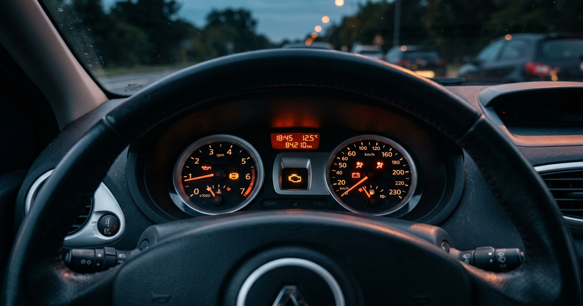 voyants tableau de bord renault clio 3