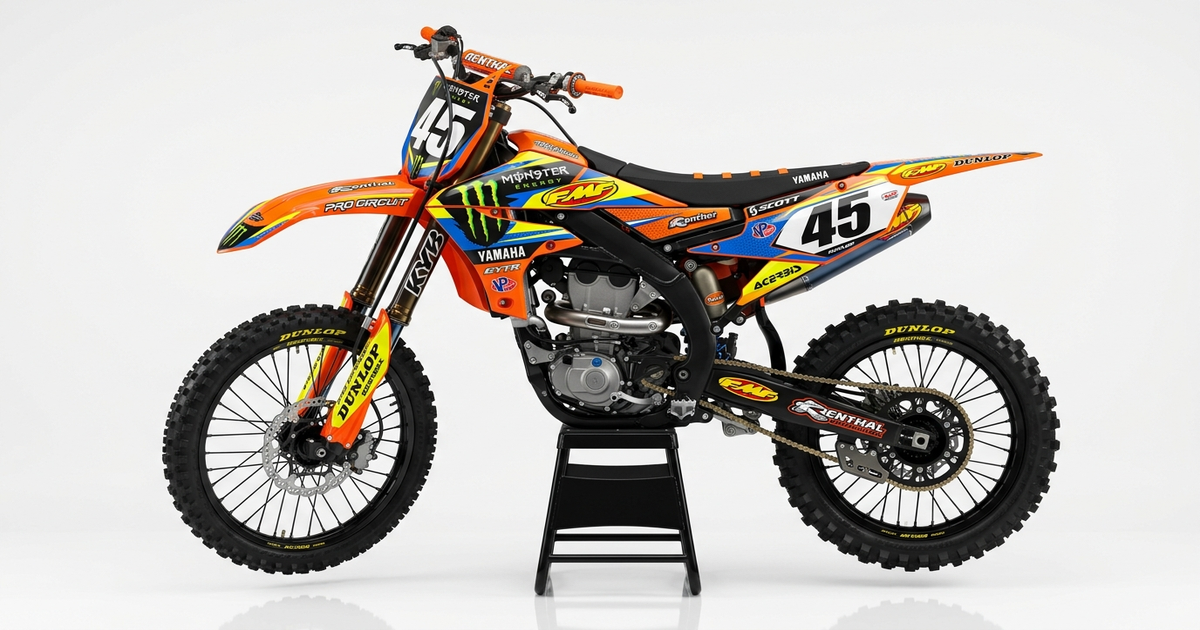 kit deco pour moto cross