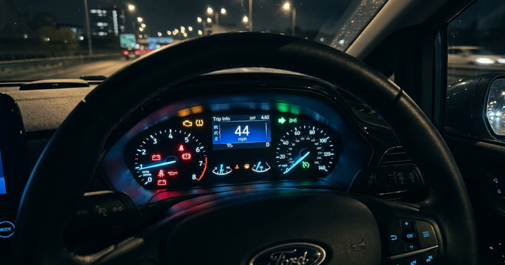 voyants tableau de bord ford fiesta