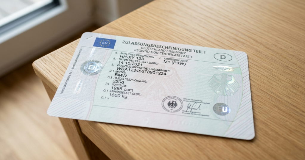 carte grise europeenne
